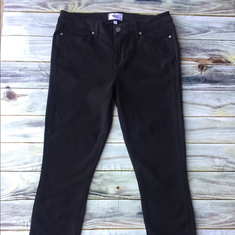 Black Paige verdugo ultra skinny jeans size 32